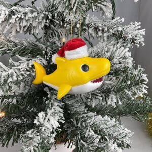 Christmas Ornament- Festive Baby Shark Christmas Ornament
